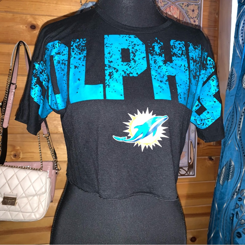 Miami Dolphins Crop T-Shirt